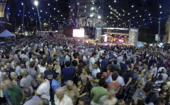 Melbourne Greek festival awash