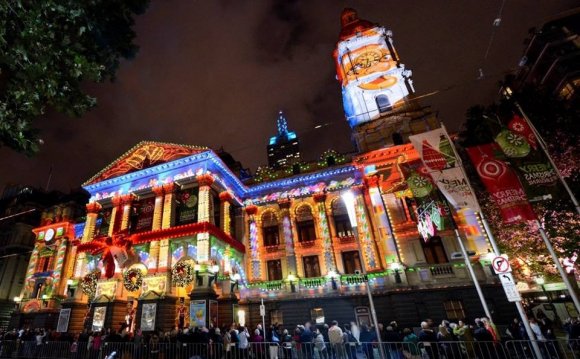 Melbourne Town Hall, Christmas