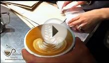 Latte Art Course - Melbourne (Our Trainer warming up)