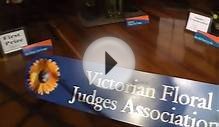Melbourne flower show 2014 Victorian Floral Art Judges