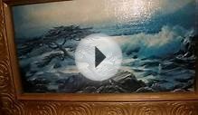 Oil painting by Rosemary Miner, seascape, from Carmel
